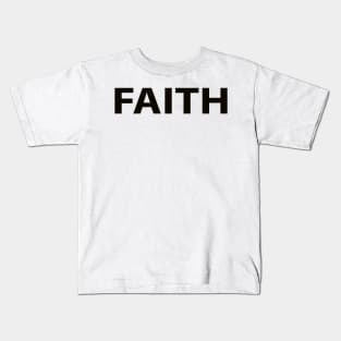 Faith Cool Inspirational Christian Kids T-Shirt